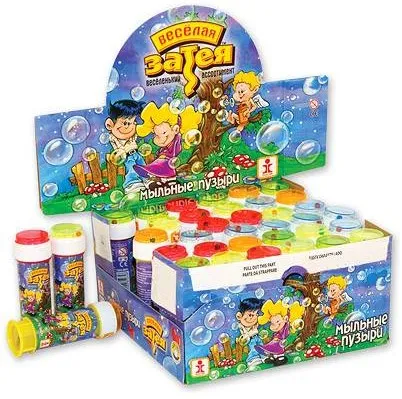 ВЕСЕЛАЯ ЗАТЕЯ пузыри мыльные Друзья 60мл 1504-0002/36